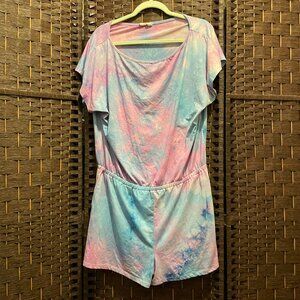 Plus Size Tie Dye Romper